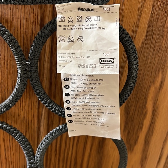 I-K-E-A KOMPLEMENT Multi-Use Hanger gray Polypropylene/Steel 28 ¼ '' - Picture 2 of 3